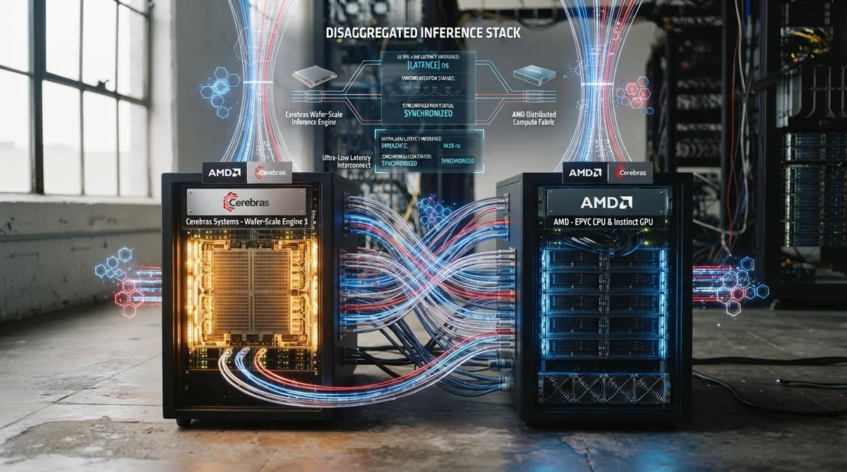 Capa do artigo: AMD e Cerebras unem forças para criar stack de inferência com latência ultrabaixa