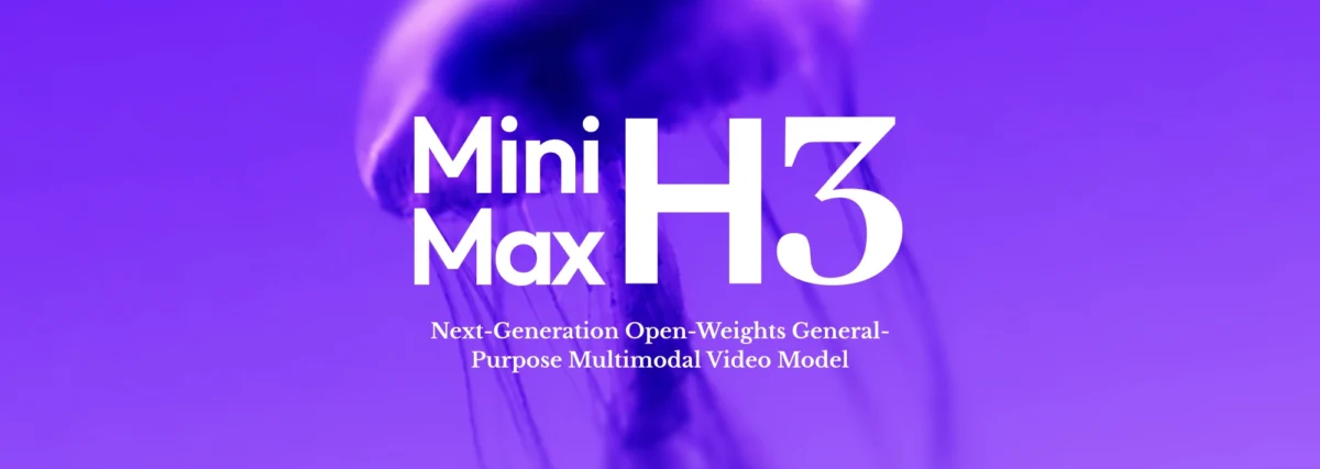 Capa do artigo: MiniMax H3: Um modelo aberto que rompe as fronteiras entre tarefas e modalidades.